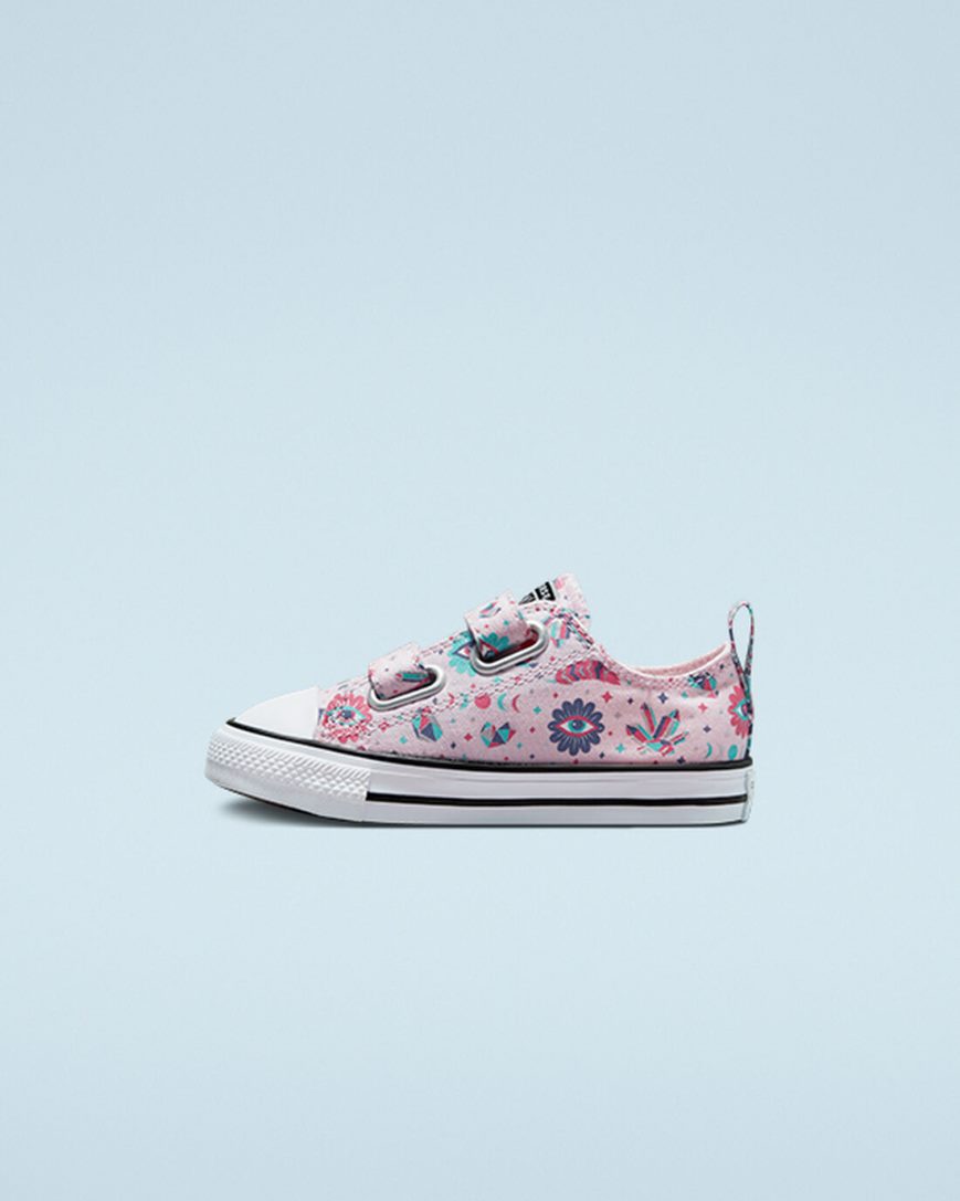 Boys' Converse Chuck Taylor All Star Easy-On Mystic Gems Low Top Shoes Pink | AU 689C5Y